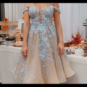 custom-made party dress size small